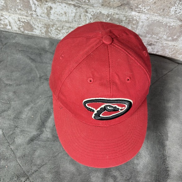 Arizona Diamondbacks Hat Cap Strap Back Red Black MLB Baseball Youth - Picture 6 of 10